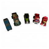 Vintage Die-Cast Toy Cars Assortment, 5pcs