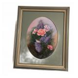 Framed Floral Painting by Spilker 1995