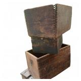 Wooden Shipping Crate & Storage Boxes