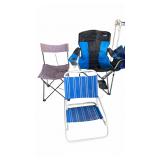 3 Folding Chairs Set