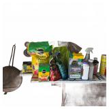 Whole Shelf of Garden Chemicals & Supplies
