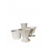 Vintage White Milk Glass Vases & Bowls