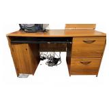 Wood-Look L-Shaped Computer Desk ONLY