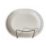 Corelle by Corning Snowflake Blue Platter