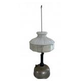 Antique Gas Lamp with Glass Shade