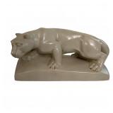 Art Deco Style Crouching Panther Figurine