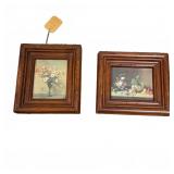 Antique Mite-leek Print Plaques