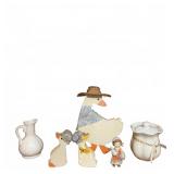 Duck & Goose Figurine and Ceramic Decor Set