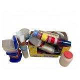 Plastic Kitchen Storage Containers & Cups