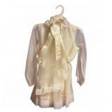 Vintage Child's First Communion Dress & Veil Set