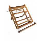 Vintage Wooden Tabletop Weaving Loom
