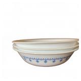 Correlle Snowflake Garland Blue Small Bowls