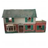 Vintage Marx Tin Dollhouse with Accessories