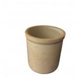 Antique Stoneware Crock With Rolled Rim