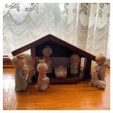 Homco Childerns Nativity Set with Manger