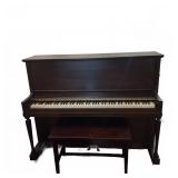Bradbury Upright Piano With Bench