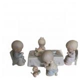 Precious Moments Figurine Set & Thee I Love