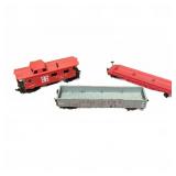 HO Scale A.T.S.F. Caboose & Southern Cars