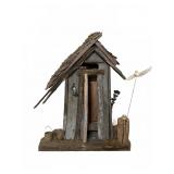 Rustic Outhouse Birdhouse by J. Sherrer