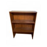 Vintage Wood-Finish Open Bookcase Shelf