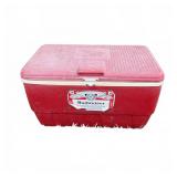 Budweiser Red Plastic Cooler