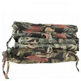 Three Tropical Patio Chair Cushions