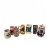 Collector Beer & Sports Stein Glass Assortment