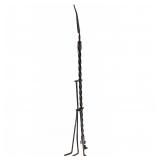 Antique Wrought Iron Twisted Lightning Rod