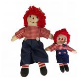 Applause Raggedy Andy Cloth Dolls Pair