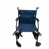 Medline Lightweight Transport Chair Black