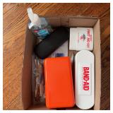 Vintage First Aid Case Trio & Medical Supplies