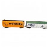 HO Scale Hormel & Dairymen's Boxcars Pair