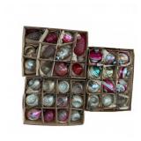 Boxed Assortment of Glass Christmas Ornaments