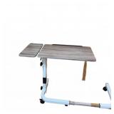 Adjustable Rolling Overbed Laptop Table