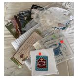 Cross Stitch Patterns, Fabric & Linens Assortment