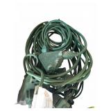 Green Outdoor Extension Cord Set With Splitters