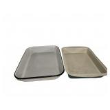 Crofton Enamel Roasting Pan & White Oven Tray