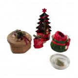 Christmas Decor & Woven Basket