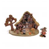 Thanksgiving Ceramic Lighted Tabletop Scene