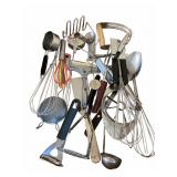 Vintage & Modern Kitchen Utensil Assortment