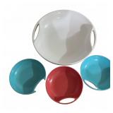 Branchell Melmac Colorflyte Bowls & Serving Dish