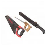 Husky Hand Saw, Hand Saw, & Fiskars Machete