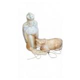 Blow Mold Illuminated Nativity Figures Set