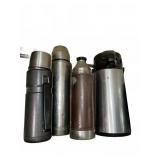 Vintage Thermos & Beverage Dispenser Set