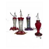 Plastic & Glass Hummingbird Feeders