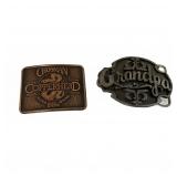 Crosman Copperhead & Grandpa Belt Buckles