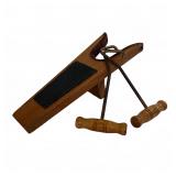 Vintage Wooden Boot Jack & Boot Puller