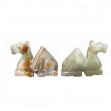 Onyx Stone Camel Figurines