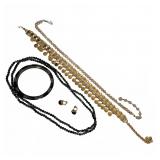Costume Jewelry Mix: Pearls, Gold Tones & Beads