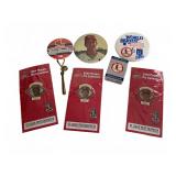St. Louis Cardinals Pin, Button & Cards Set
